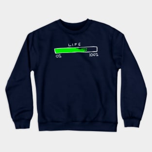 Battery Life Melting Crewneck Sweatshirt